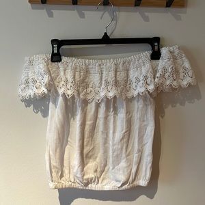 Mossimo lace off the shoulder top